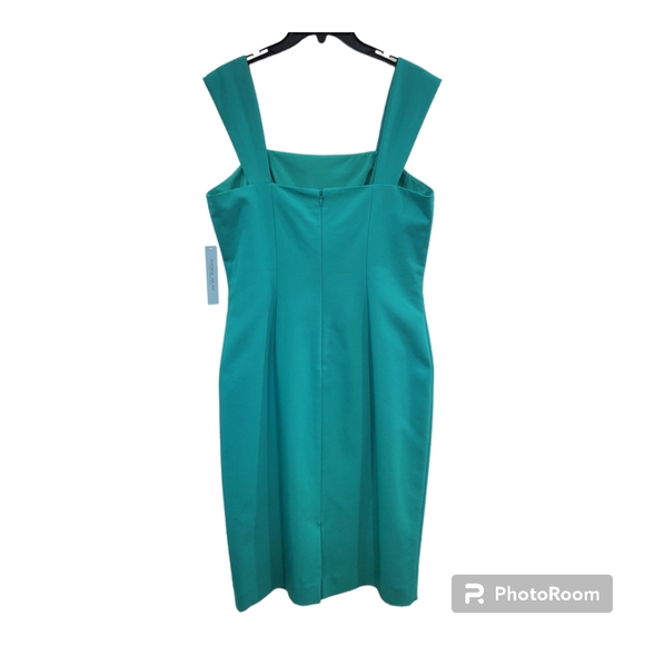 Turquoise Midi Dress size 10 - Picture 3 of 6